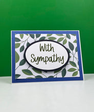 Load image into Gallery viewer, Foliage Themed Sympathy Card

