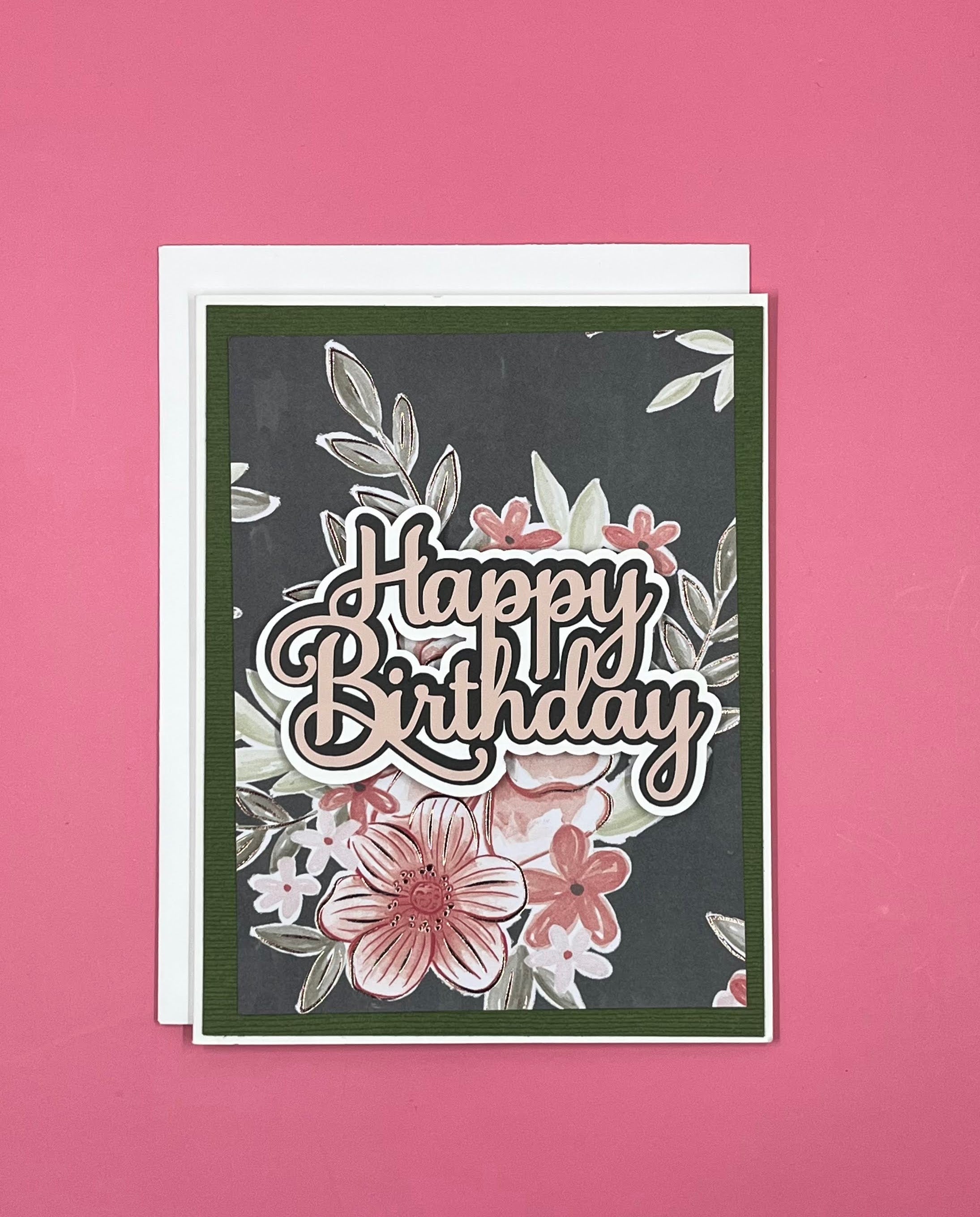 Birthday Flowers Greeting Card