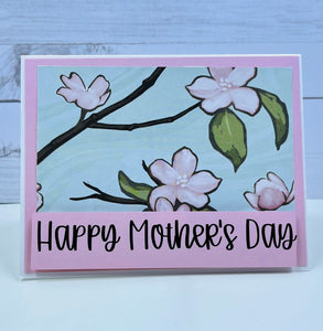 Cherry Blossom Mother's Day Greeting Card
