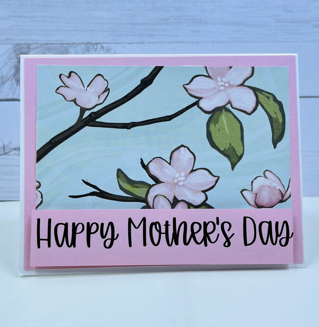 Cherry Blossom Mother's Day Greeting Card