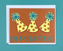 Load image into Gallery viewer, Party Hat Birthday Card
