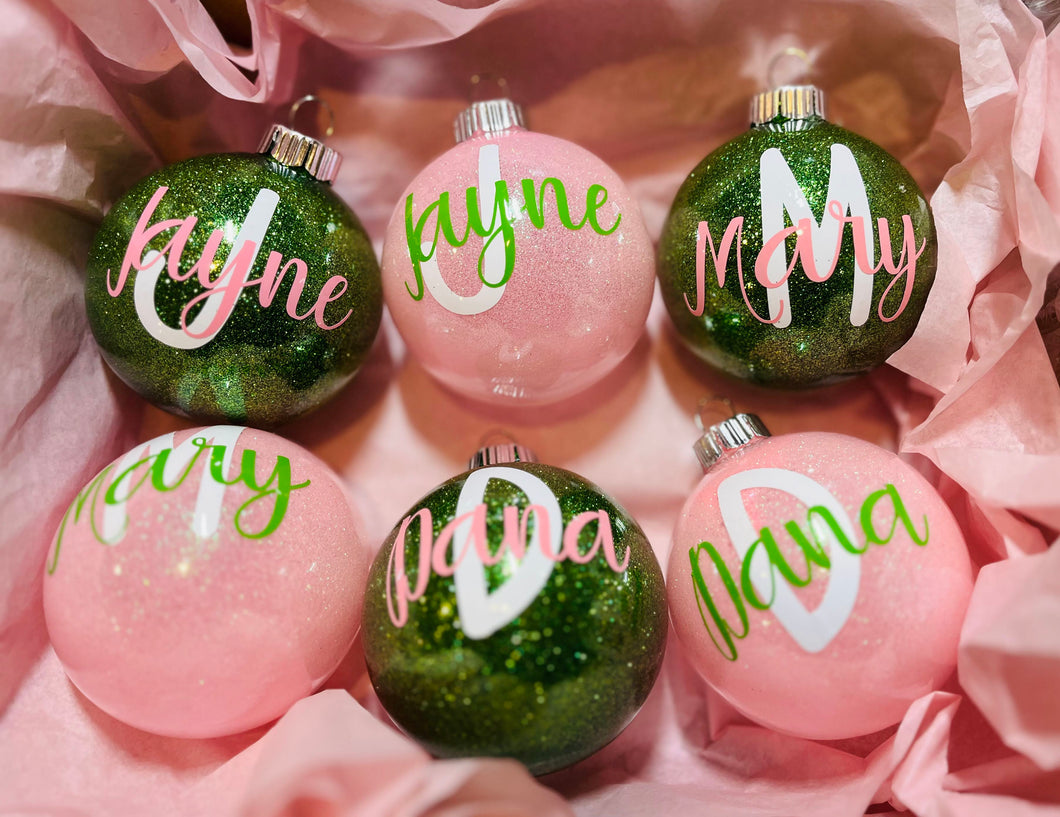 Monogrammed Holiday Ornament