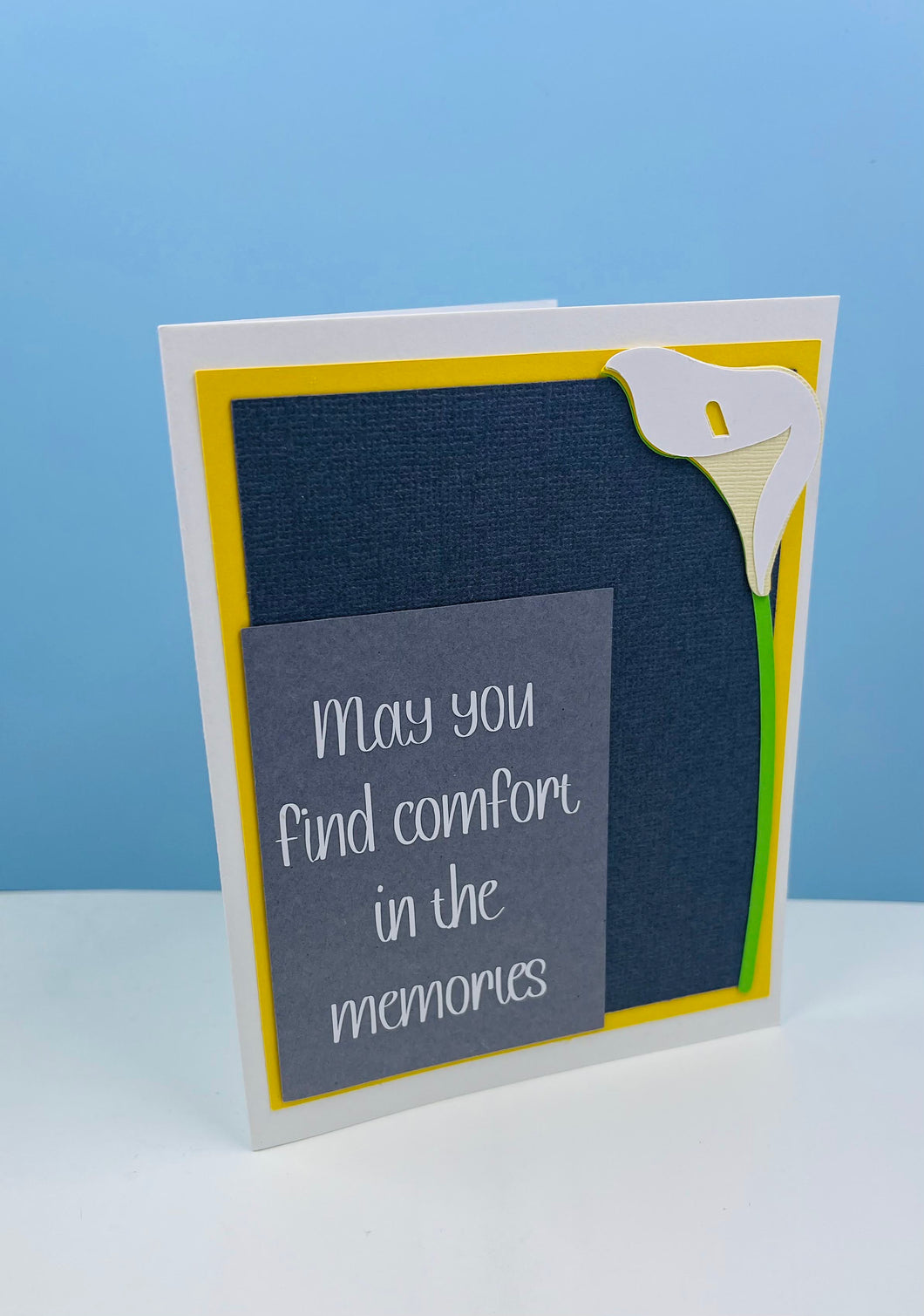 May You Find Comfort Sympathy Card