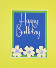Load image into Gallery viewer, Flowers and Pearls Birthday Card
