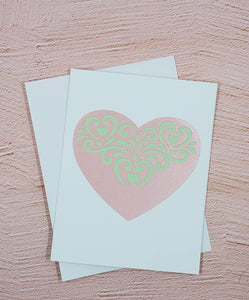 Quilted Heart Greeting Card