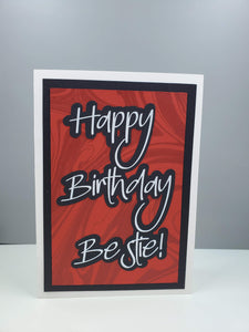 Bestie's Birthday Card