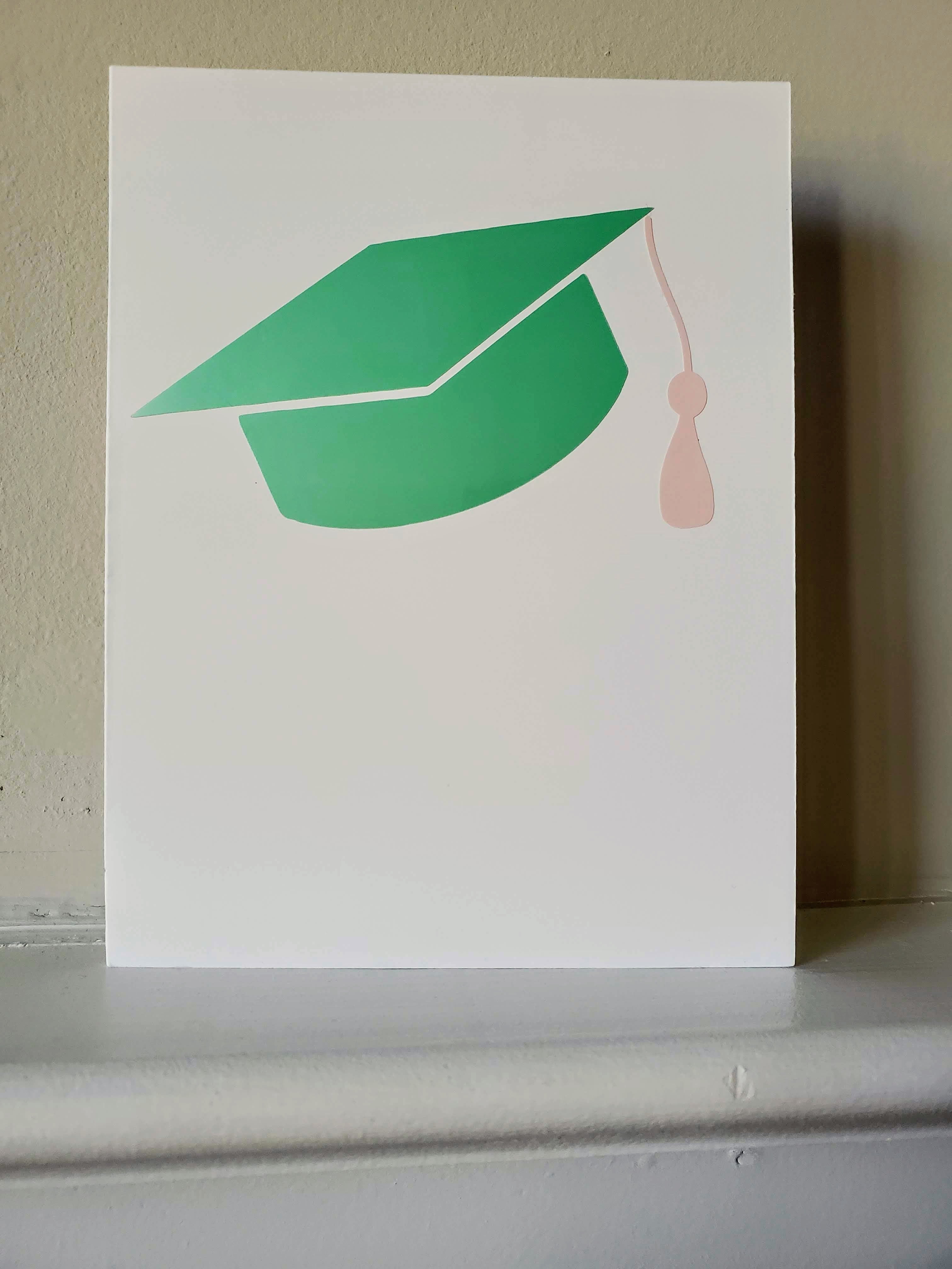 Graduation Cap Greeting Card