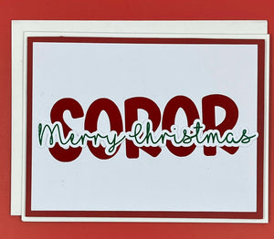 Merry Christmas Soror Greeting Card (DST)