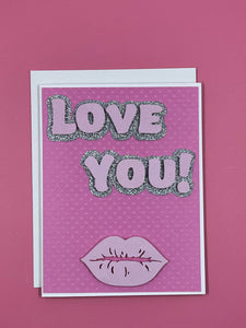 Love You, Muah Greeting Card