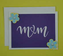 Load image into Gallery viewer, Mom Petite Floral Greeting Card
