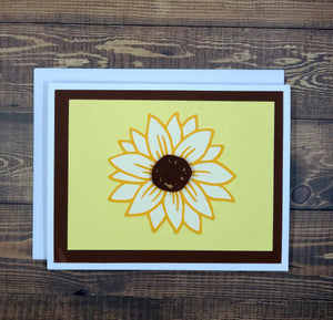 Classic  Sunflower Greeting  Card